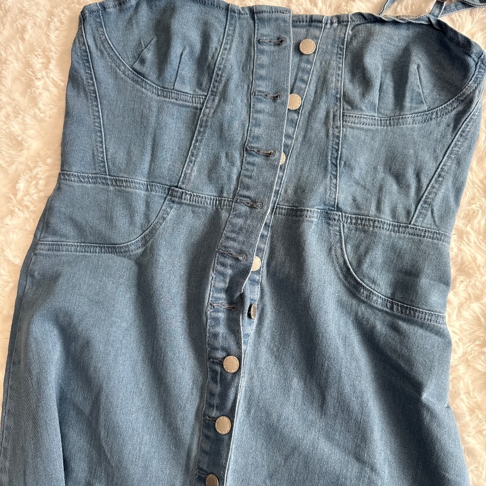 SHEIN Jean tank dress